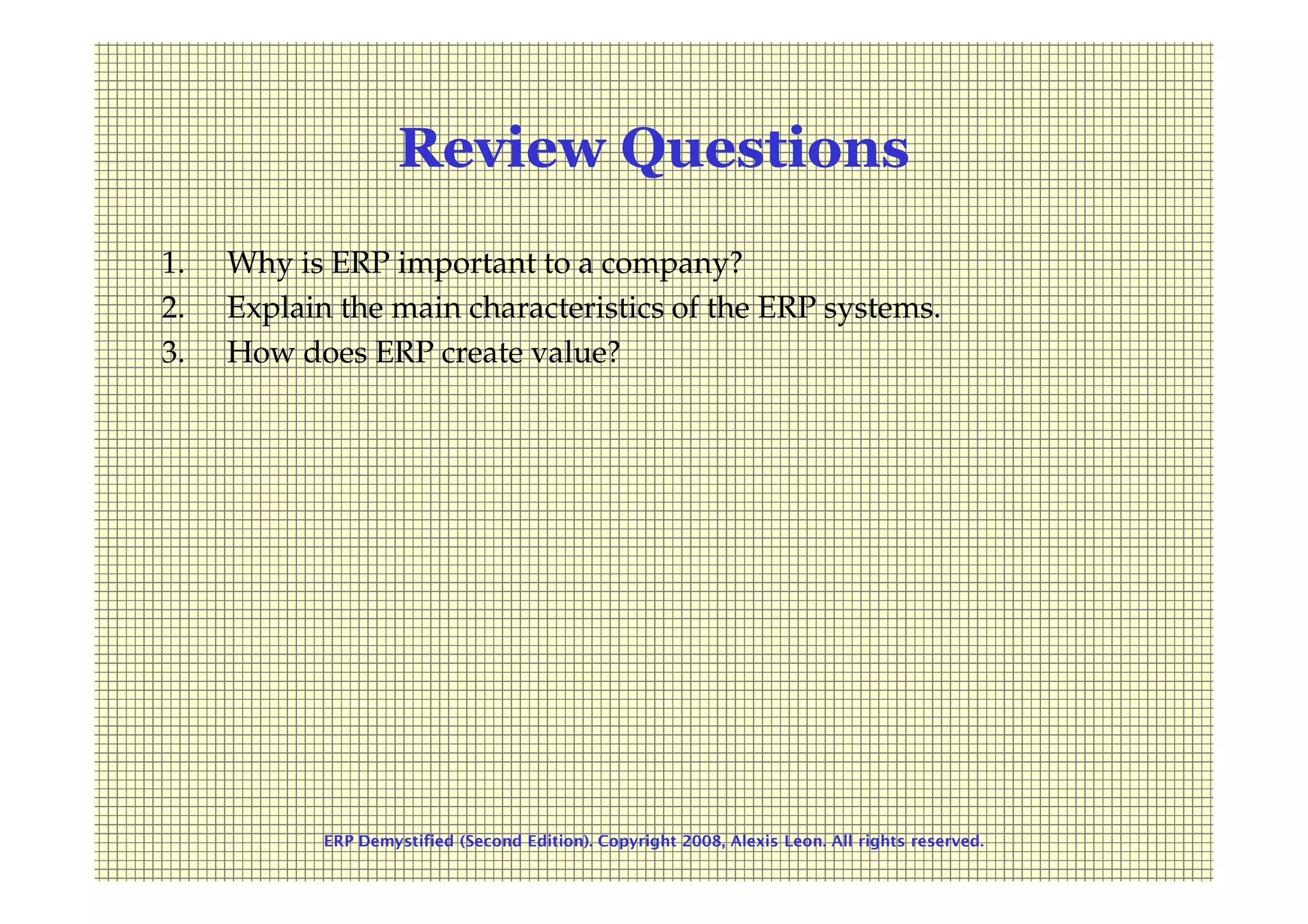 Basic erp concepts | PPT