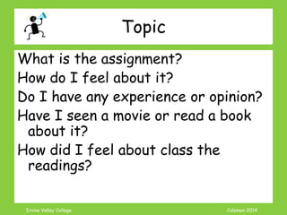 Coleman’s Classroom www.clmn.net
What is Writing?
 