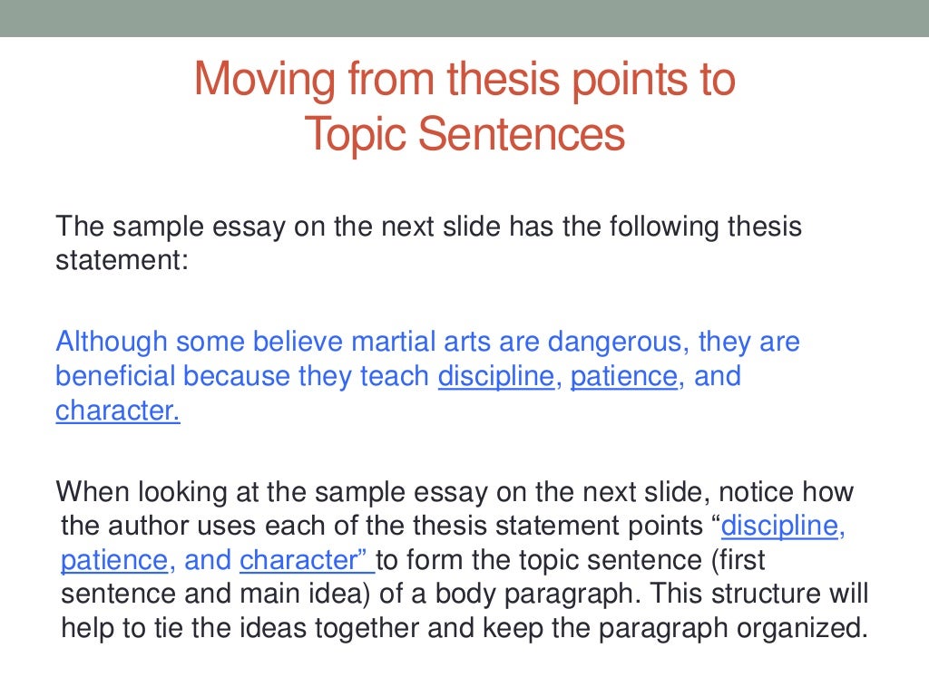 Basic Essay Structure