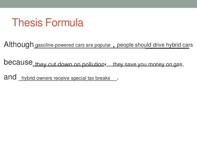 Basic essay structure
