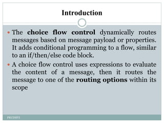 Basic example using choice component | PPTX