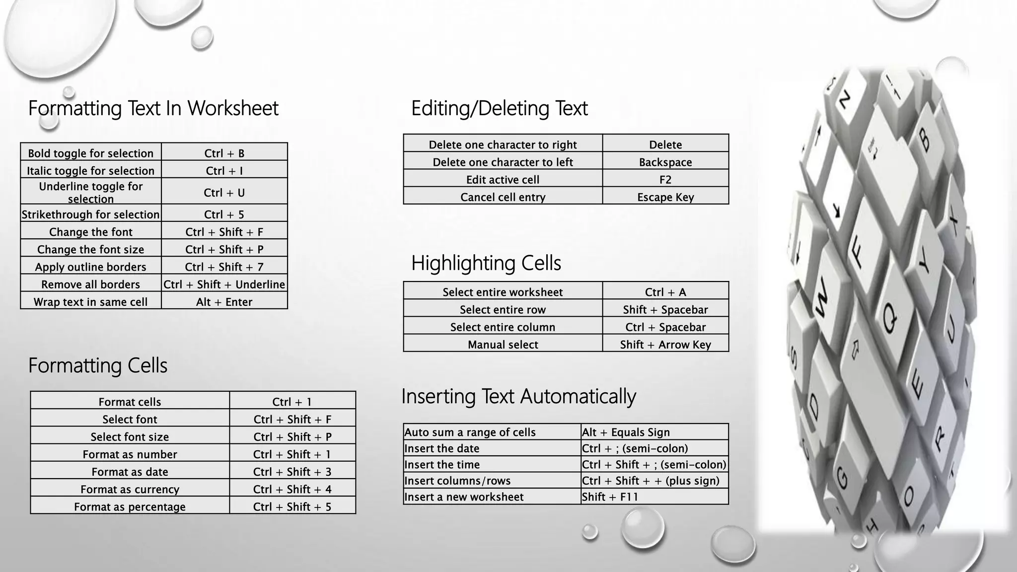 Basic excel training | PPTX
