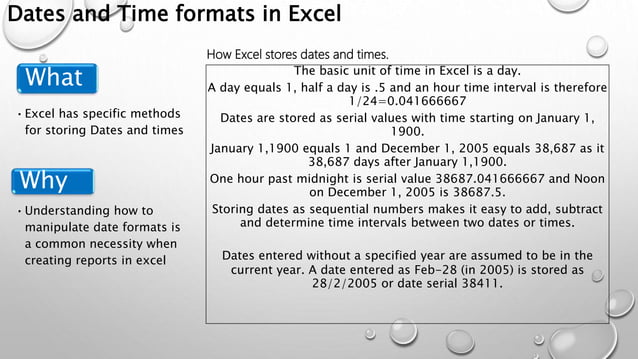Basic excel training | PPTX