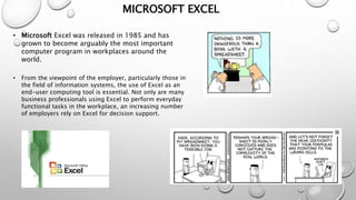 Basic excel training | PPTX