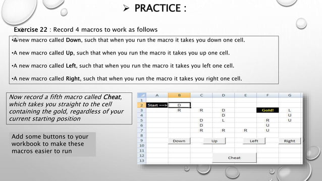 Basic excel training