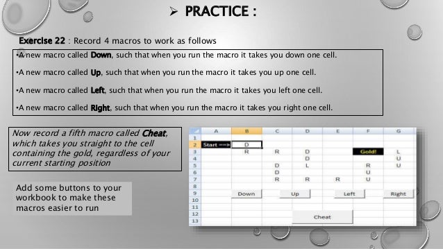 Basic excel training