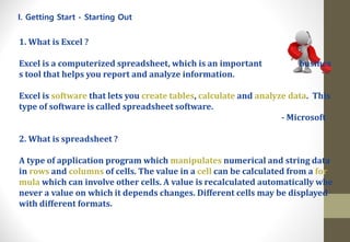 Basic excel training - 20140825.ppt