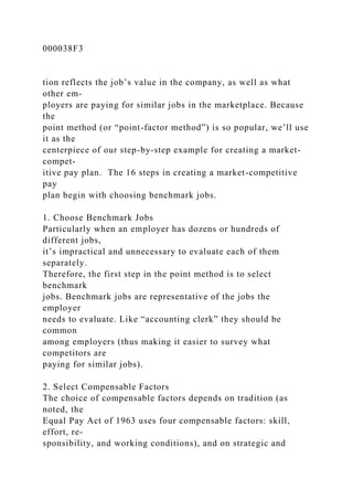 Basic Factors in DeterminingPay RatesLearning Objective .docx