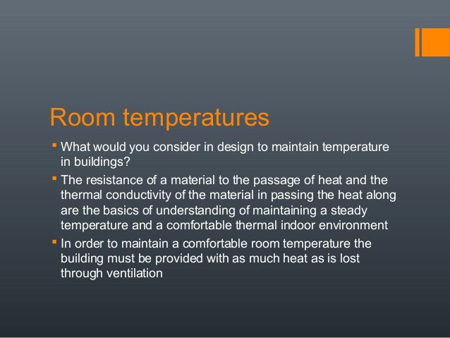 Basic Factors That Affect Human Comfort