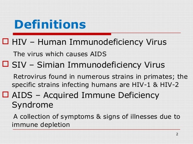 Basic facts about HIV&AIDS