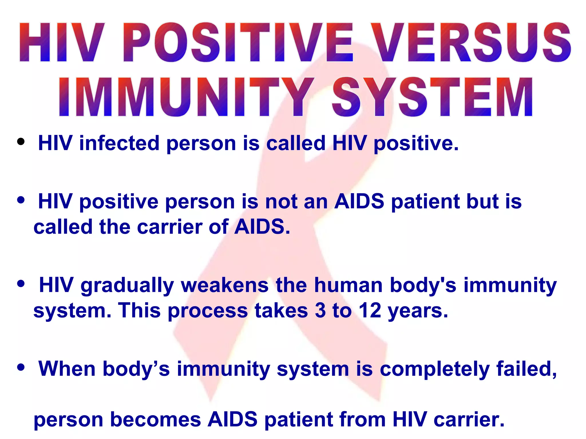 Basic facts about HIV/AIDS | PPT