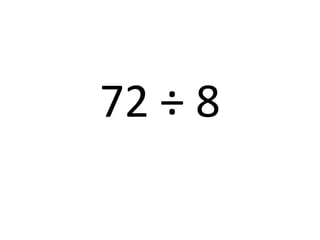 Math B72 Basic Facts Powerpoint | PPSX