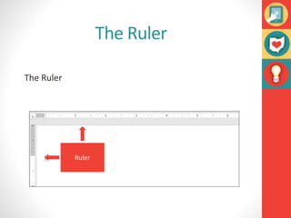 How Ruler Works In Words Basic Features of MS Word 2016.pptx