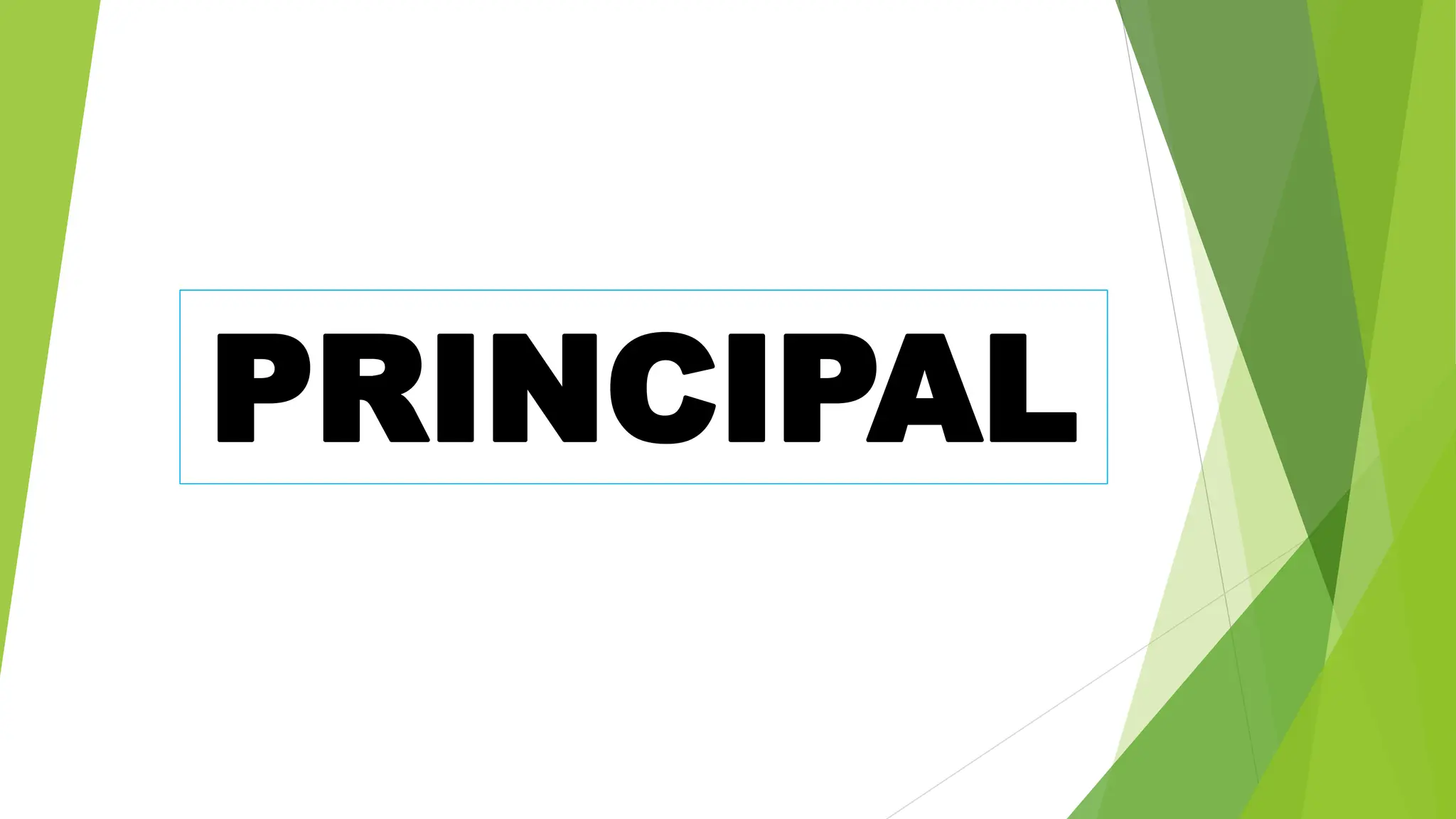 PRINCIPAL