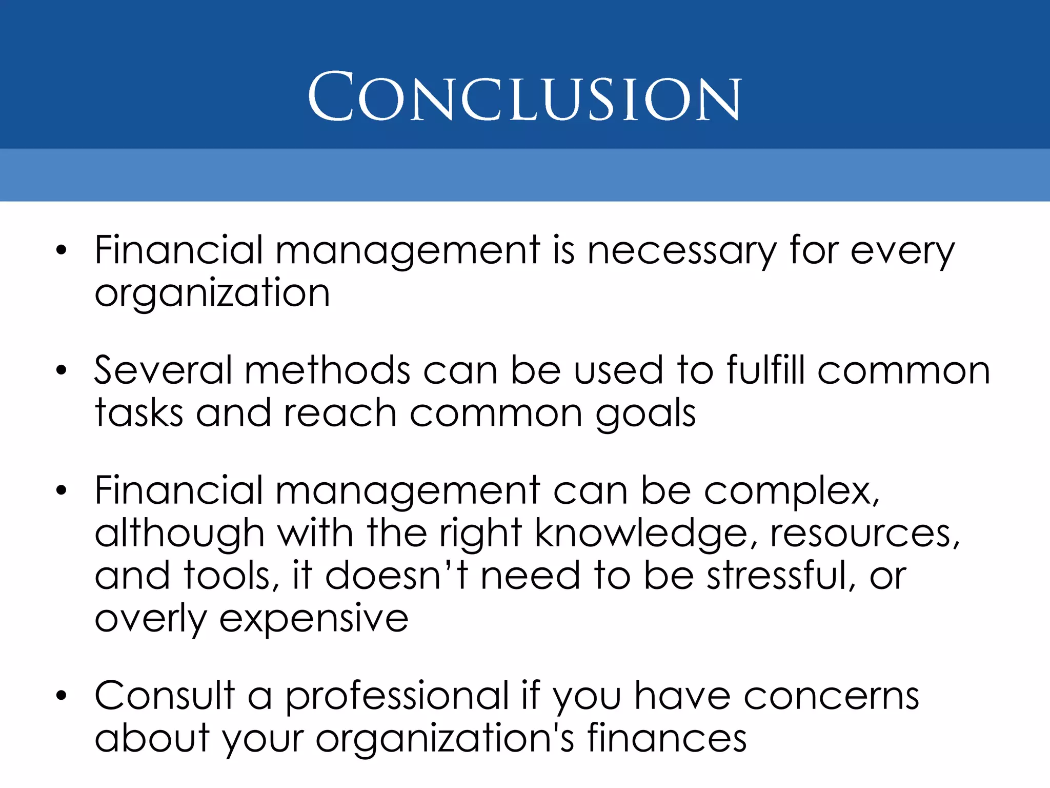 Basic Financial Management For Small Business Basic Financial Management for Small Businesses | PPT