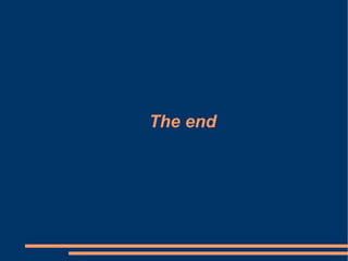 The end 