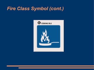 Fire Class Symbol (cont.)‏ 