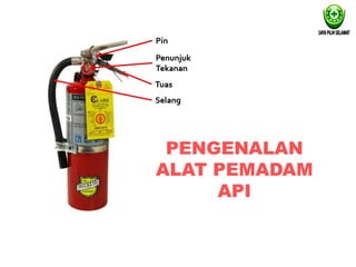 PENGENALAN
ALAT PEMADAM
API
 