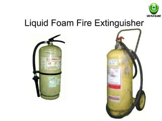 Liquid Foam Fire Extinguisher
 