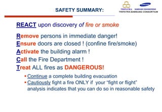 Basic Fire Figthing module bagaimana mnq | PPTX