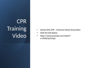Basic First Aid & CPR what everyone should know | PPTX