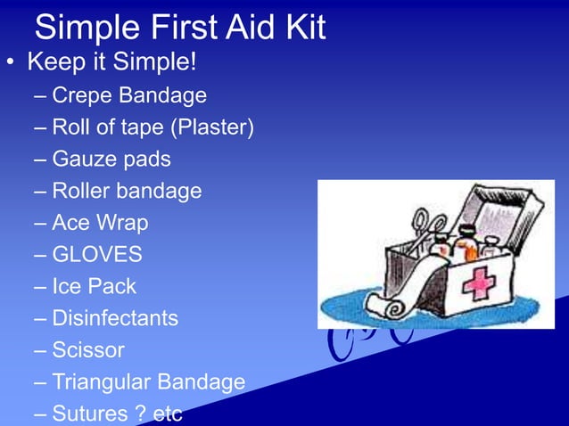 Basic first aid for beginners | PPT