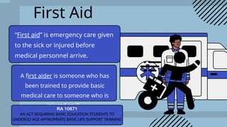 Basic First aid for medical emergencies.pptx