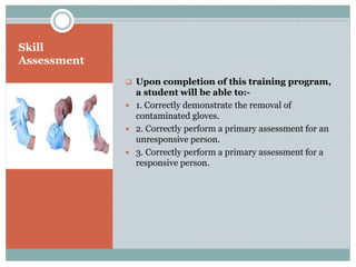 Basic first aid iv | PPTX