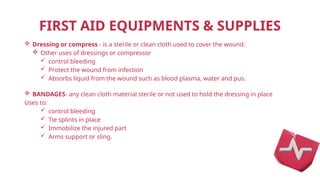 Compressor In First Aid BASICS FIRST AID DISCUSSIONS PART 1.pptx