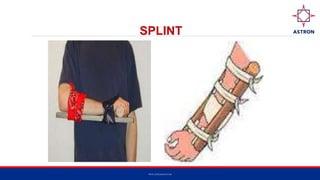 Training Splints Basic First Aid Training.pptx