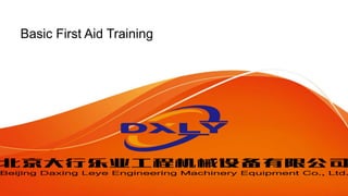 Basic First Aid Training
 