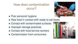 How does contamination
occur?
 