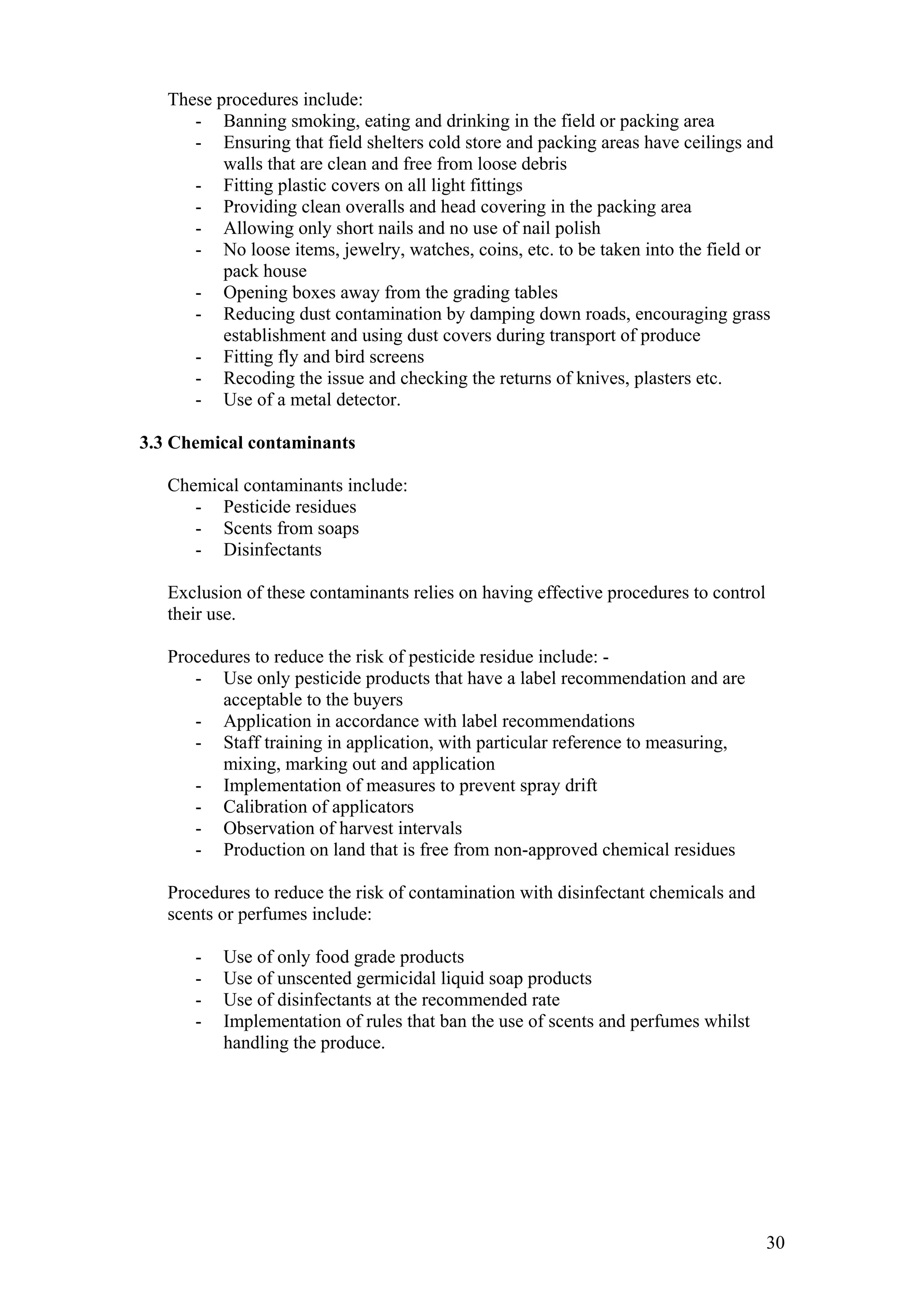 Basic Food Safety Training Pdf