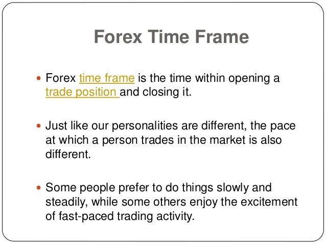 3 Basic Forex Time Frames In Trading - 