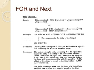 BASIC Programming Language | PPTX