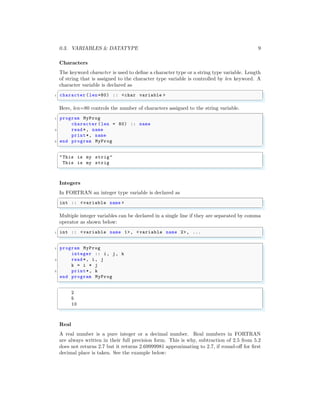 Basic ForTran Programming - for Beginners - An Introduction by Arun ...