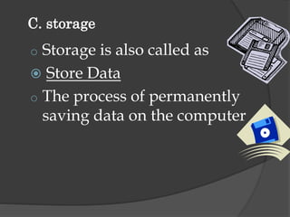 Basic function of the computer | PPTX