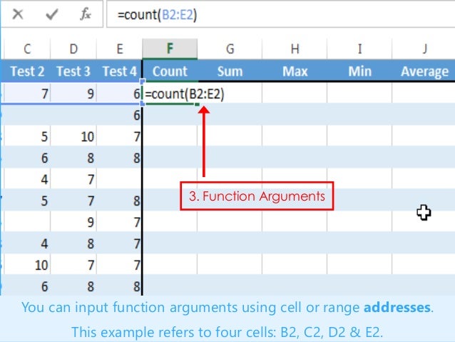 Basic Functions - Excel 2013 Tutorial
