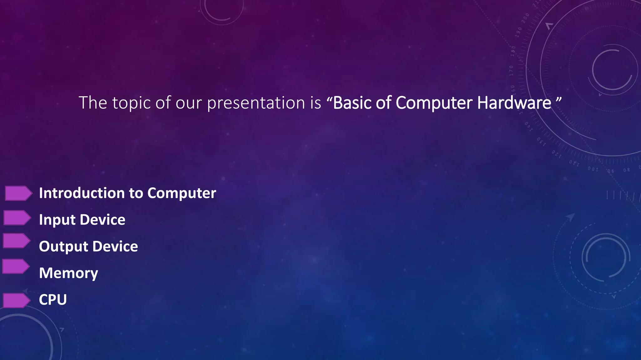 Basic fundamental of computer | PPTX