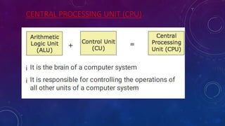 Basic fundamental of computer | PPTX