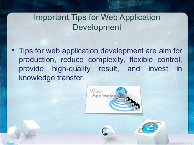 Basic fundamentals of web application development