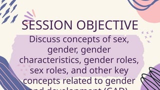 Basic Gender and Development seminar and new Concepts | PPTX