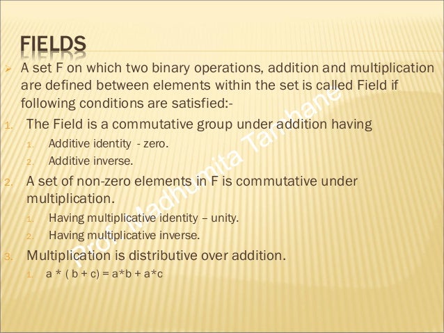 multiplicative inverse galois field required for galois Basic field error arithmatics control