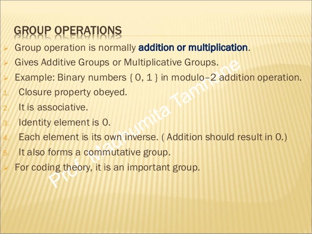 multiplicative inverse group Basic required field arithmatics for galois control error multiplicative inverse group Basic required field arithmatics for galois control error