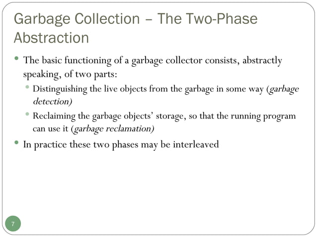 Basic Garbage Collection Techniques | PPT | Programming Languages ...