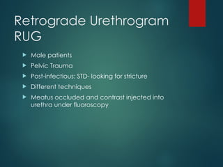 Normal Rug Fluoro basic Genitourinaria Imaging in basic .ppt