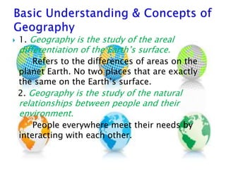 Basic geography | PPTX
