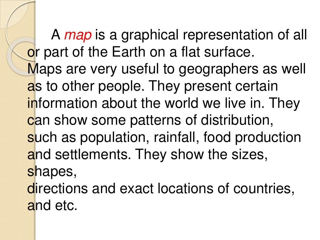 Basic geography (graphic presentation of the earth)