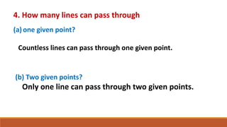 Countless Lines Draw Basic geometrical ideas | PPTX