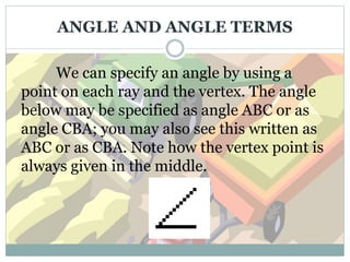 Basic geometry ADAPTED | PPTX